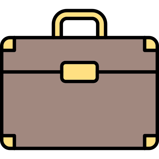 Briefcase Generic Outline Color icon