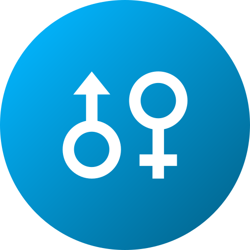 Male Female Generic Flat Gradient Icon