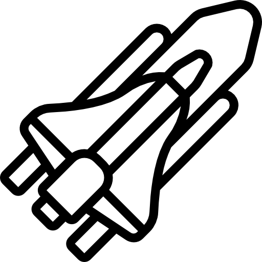 Space shuttle free icon
