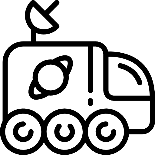 veículo lunar grátis ícone