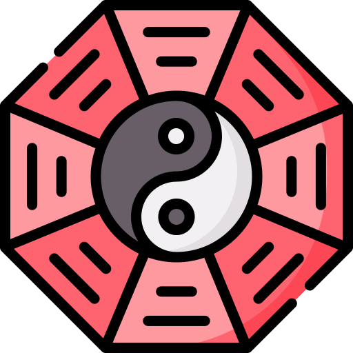 Yin yang Special Lineal color icon