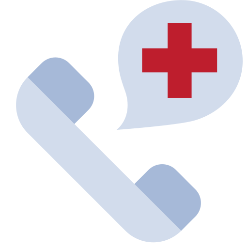 Hospital phone - free icon