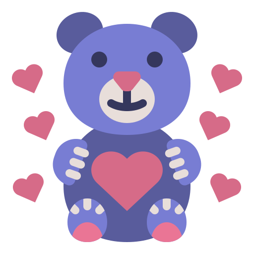 oso de peluche icono gratis