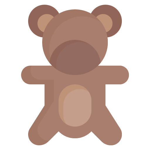 oso de peluche icono gratis