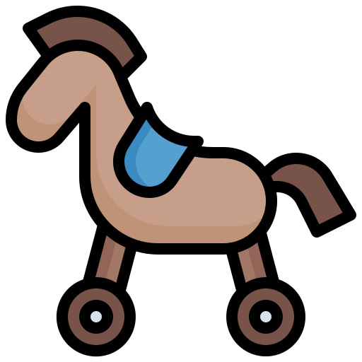 caballo mecedora icono gratis