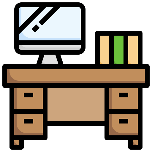 Desk free icon