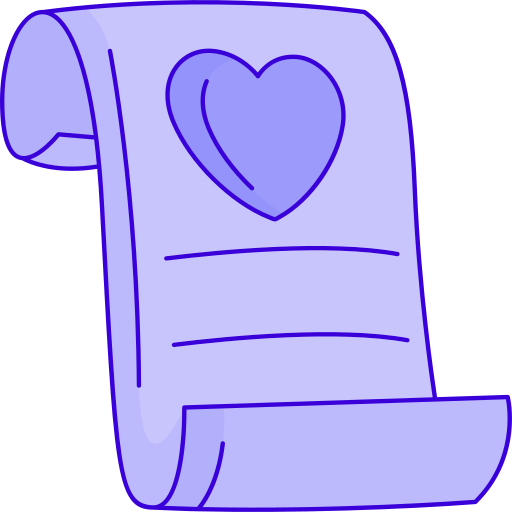 lettre d'amour Icône gratuit