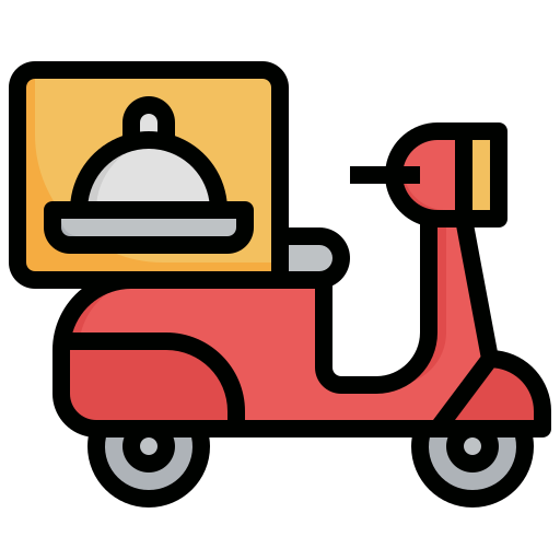 Delivery bike - Free transport icons