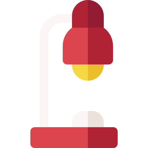 Desk lamp Basic Rounded Flat icon