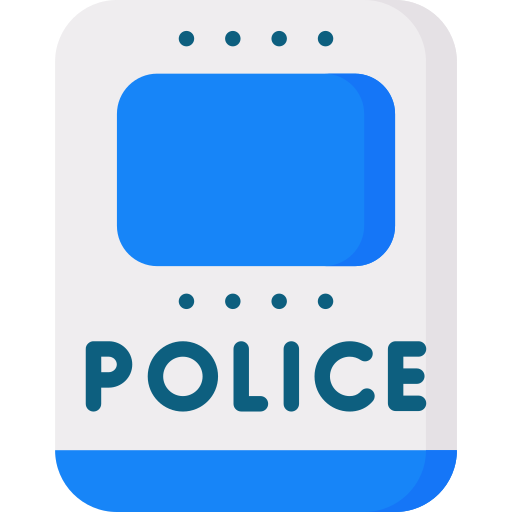 escudo de policia icono gratis