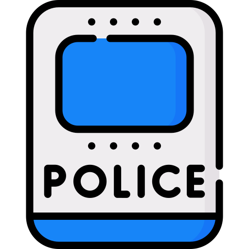 escudo de policia icono gratis