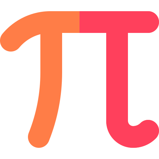 Pi Basic Rounded Flat icon