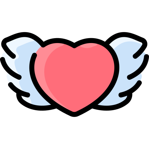 Heart wings - Free valentines day icons