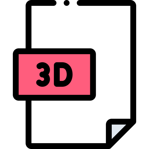 archivo 3d icono gratis