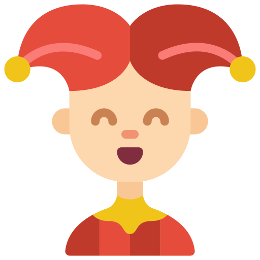 bouffon Icône gratuit bouffon Icône gratuit
