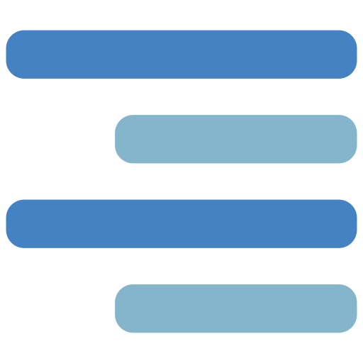 Right alignment Basic Miscellany Flat icon