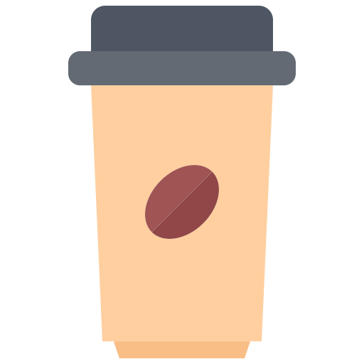 Coffee Coloring Flat icon