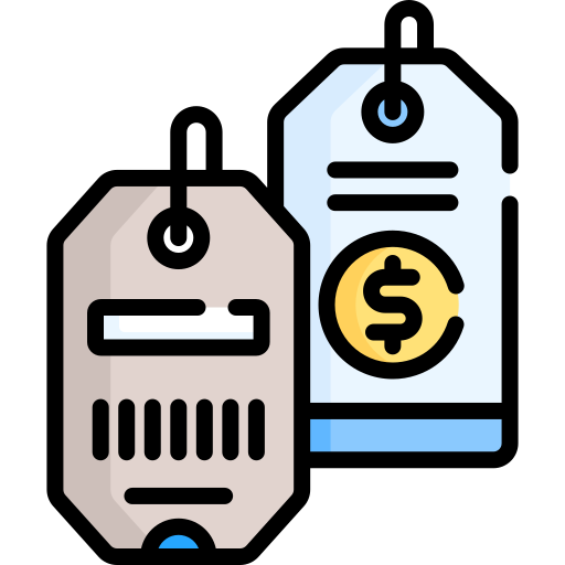 Étiquette de prix Icône gratuit