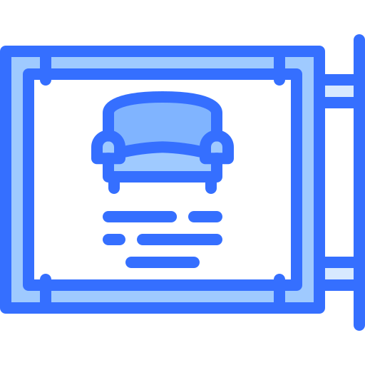 Signboard free icon