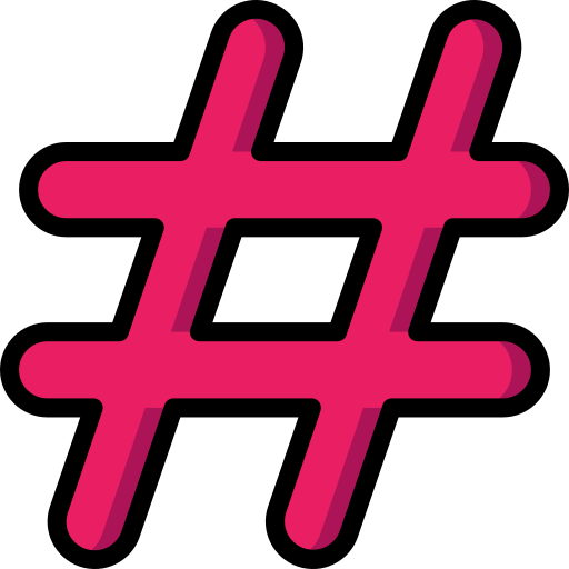 Hashtag - Free shapes and symbols icons