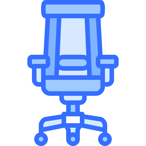 Armchair Coloring Blue icon