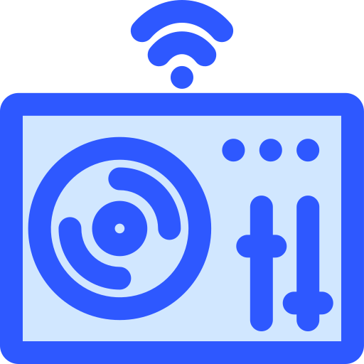 Turntable free icon