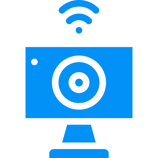 cámara web icono gratis