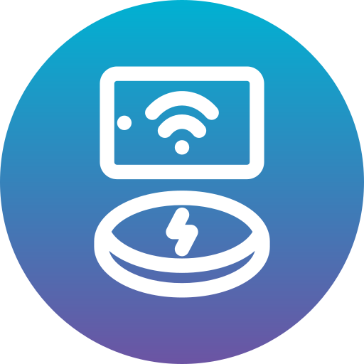 Wireless charging Generic Flat Gradient icon