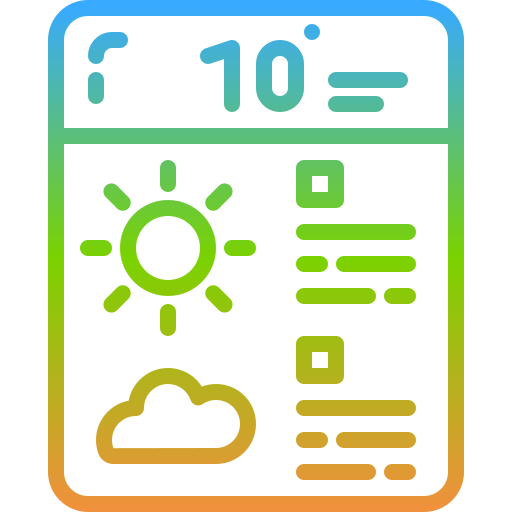 pronóstico del tiempo icono gratis