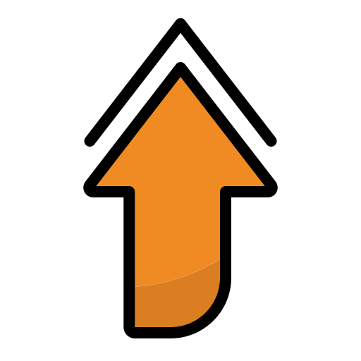 orange arrow png