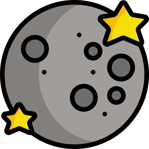 luna llena icono gratis