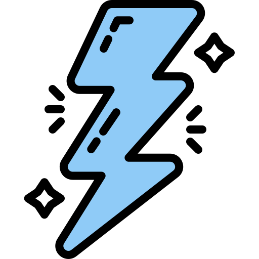 Blue lightning bolt icon - Free blue lightning bolt icons