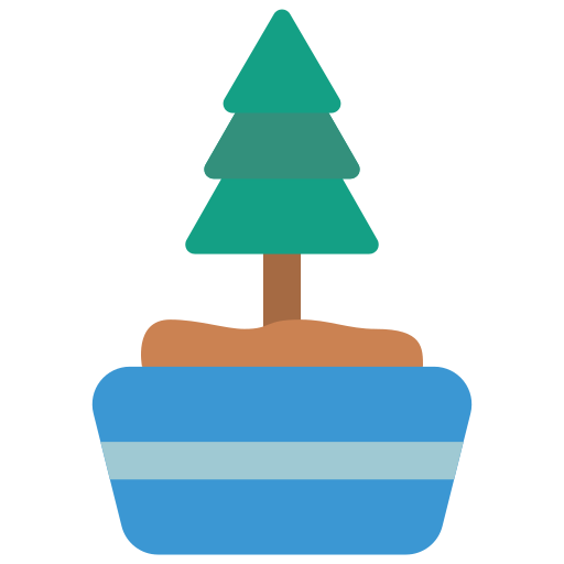 árbol de navidad icono gratis