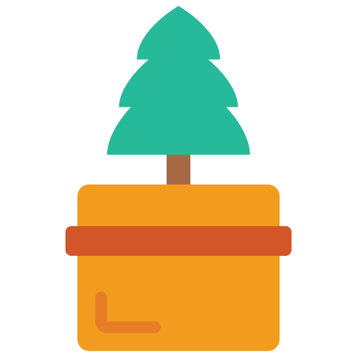 árbol de navidad icono gratis