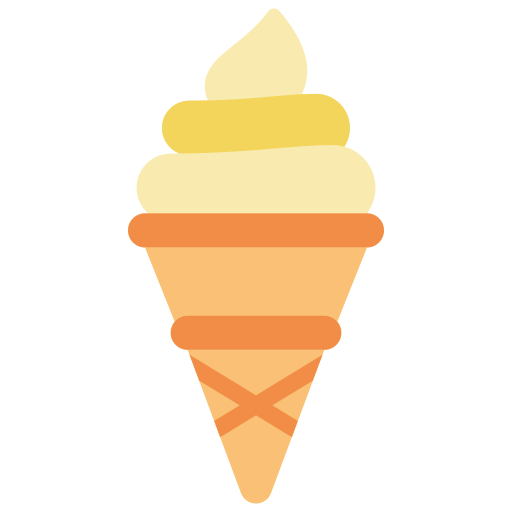 Ice cream Basic Miscellany Flat icon