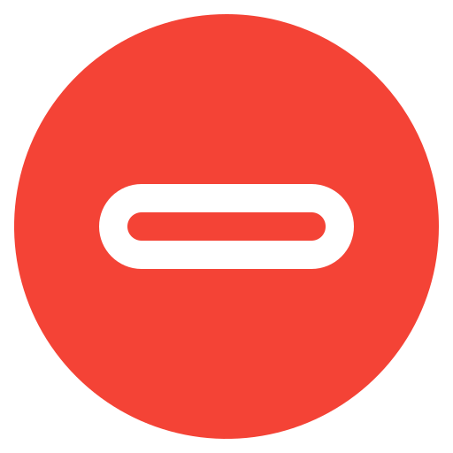 Subtraction free icon Subtraction free icon