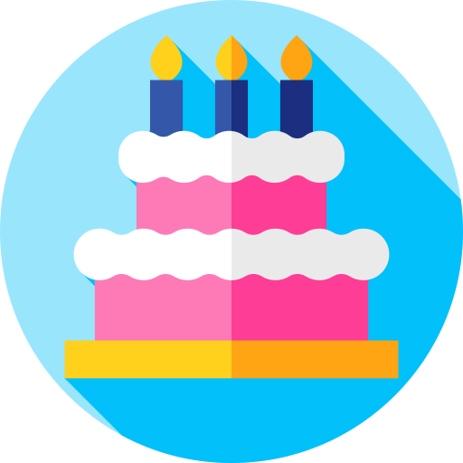 gâteau d'anniversaire Icône gratuit