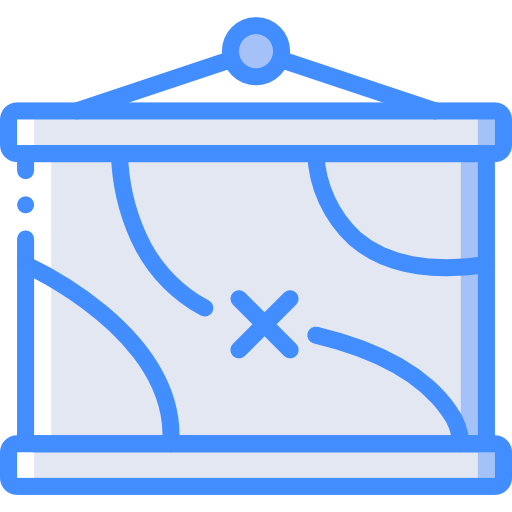 Hanging map free icon Hanging map free icon