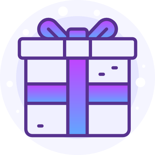 caja de regalo icono gratis