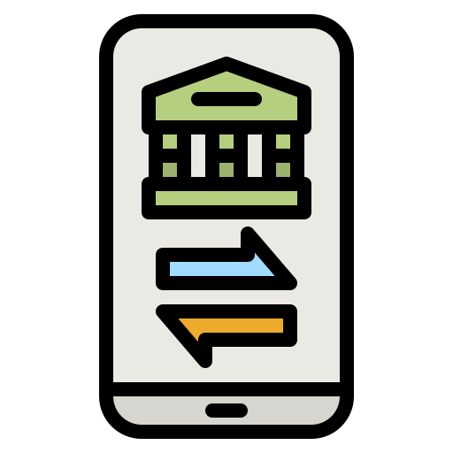 mobile banking app icons