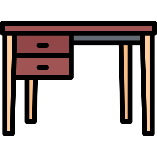 Desk Coloring Color icon