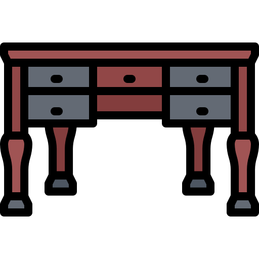 Desk Coloring Color icon