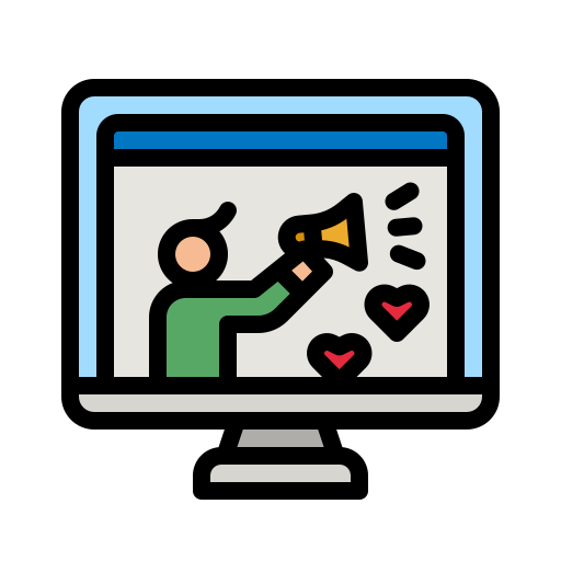 hombre de influencia icono gratis