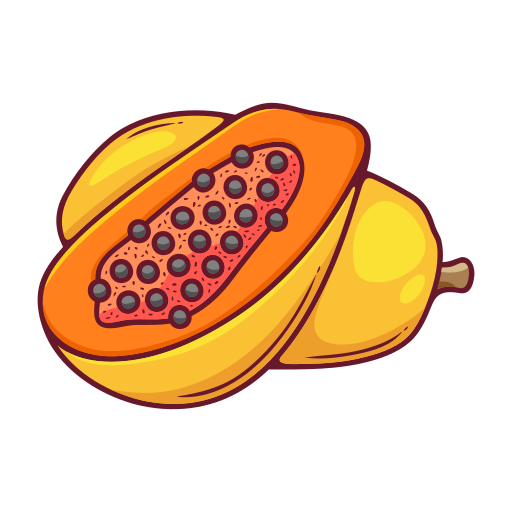 papaya gratis sticker