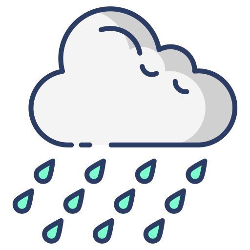 lluvia pesada icono gratis