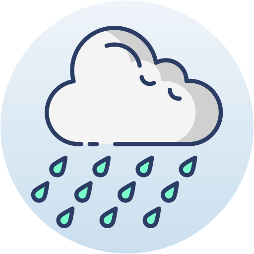 lluvia pesada icono gratis