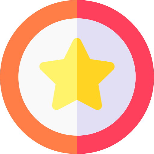 Star Basic Rounded Flat icon