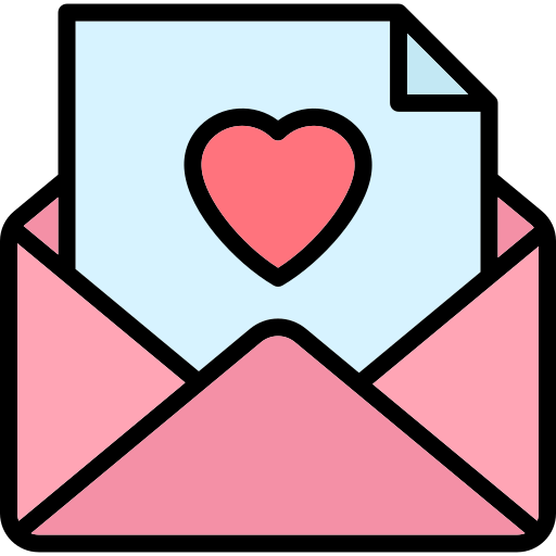 Love letter Generic Outline Color icon