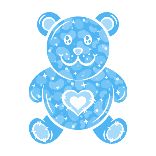 Teddy bear free sticker