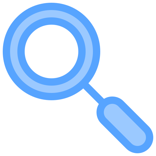 Search Generic Blue icon